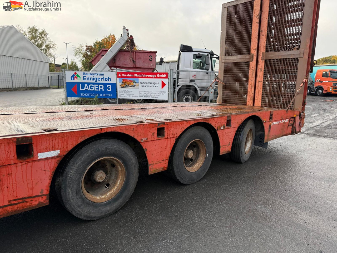 Nooteboom OSD-48-03 V/L ausziehbar | 1 x Lenkachse | Rampen - عربة مسطحة منخفضة نصف مقطورة: صور 3 Nooteboom OSD-48-03 V/L ausziehbar | 1 x Lenkachse | Rampen - عربة مسطحة منخفضة نصف مقطورة: صور 3