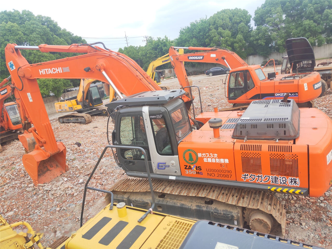 حفارات زحافة Hitachi ZX350H-3G: صور 6