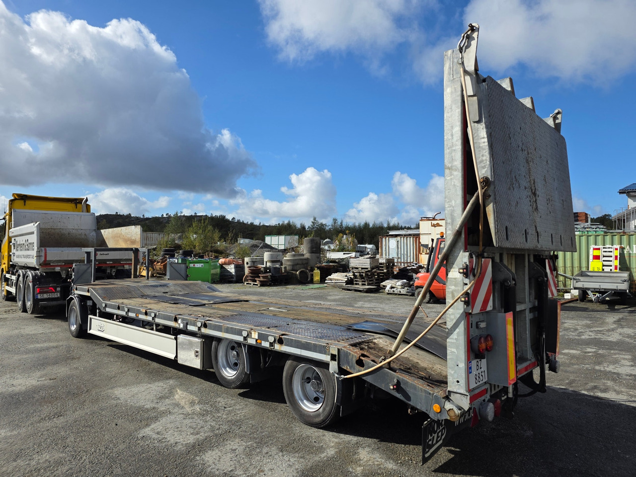 Fliegl Maskinhenger - عربة مسطحة منخفضة مقطورة: صور 3 Fliegl Maskinhenger - عربة مسطحة منخفضة مقطورة: صور 3