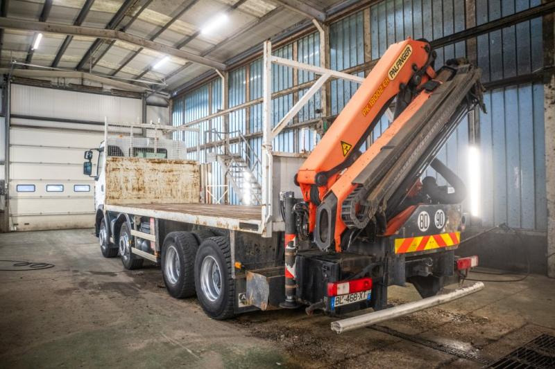 Renault KERAX 380DXI-8x4+PK18TM/3EXT - شاحنات مسطحة, شاحنة كرين: صور 4 Renault KERAX 380DXI-8x4+PK18TM/3EXT - شاحنات مسطحة, شاحنة كرين: صور 4