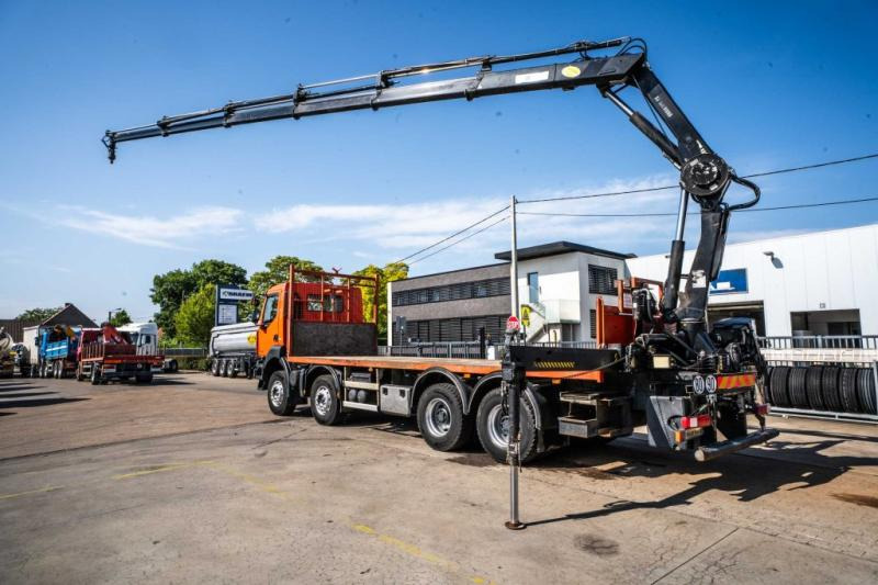 Renault KERAX 430 DXI+ HIAB 16 T/m + 5 EXT - شاحنات مسطحة, شاحنة كرين: صور 3 Renault KERAX 430 DXI+ HIAB 16 T/m + 5 EXT - شاحنات مسطحة, شاحنة كرين: صور 3