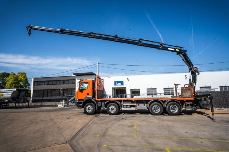 Renault KERAX 430 DXI+ HIAB 16 T/m + 5 EXT - شاحنات مسطحة, شاحنة كرين: صور 2 Renault KERAX 430 DXI+ HIAB 16 T/m + 5 EXT - شاحنات مسطحة, شاحنة كرين: صور 2