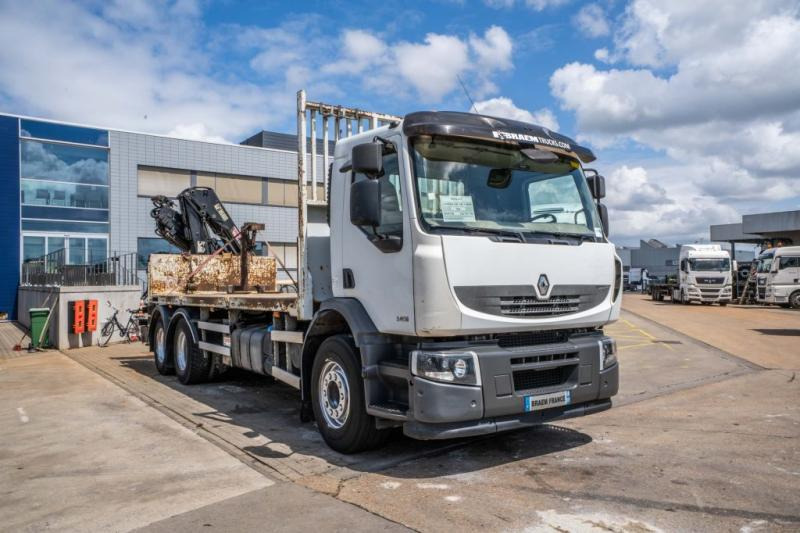 Renault LANDER 340 DXI-6X4+HIAB 14 T/m/3xhydr. - شاحنات مسطحة, شاحنة كرين: صور 2 Renault LANDER 340 DXI-6X4+HIAB 14 T/m/3xhydr. - شاحنات مسطحة, شاحنة كرين: صور 2