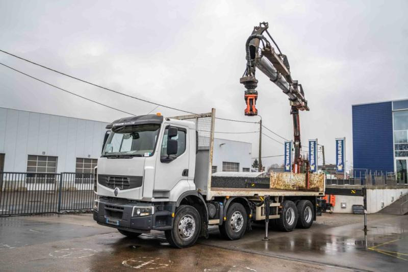 Renault LANDER 380 DXI+PALFINGER 18002/4X - شاحنات مسطحة, شاحنة كرين: صور 1 Renault LANDER 380 DXI+PALFINGER 18002/4X - شاحنات مسطحة, شاحنة كرين: صور 1