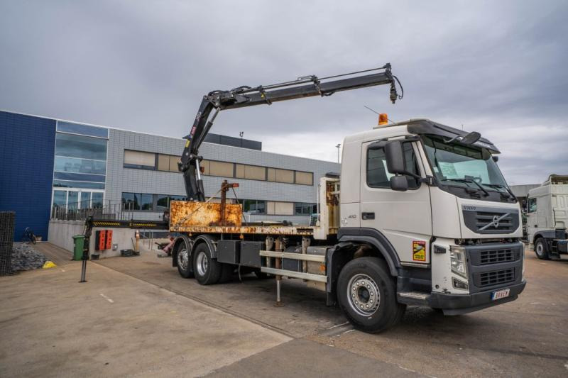 Volvo FM 410 DXI -6X2+HIAB 24 T/m/2x - شاحنات مسطحة, شاحنة كرين: صور 2 Volvo FM 410 DXI -6X2+HIAB 24 T/m/2x - شاحنات مسطحة, شاحنة كرين: صور 2