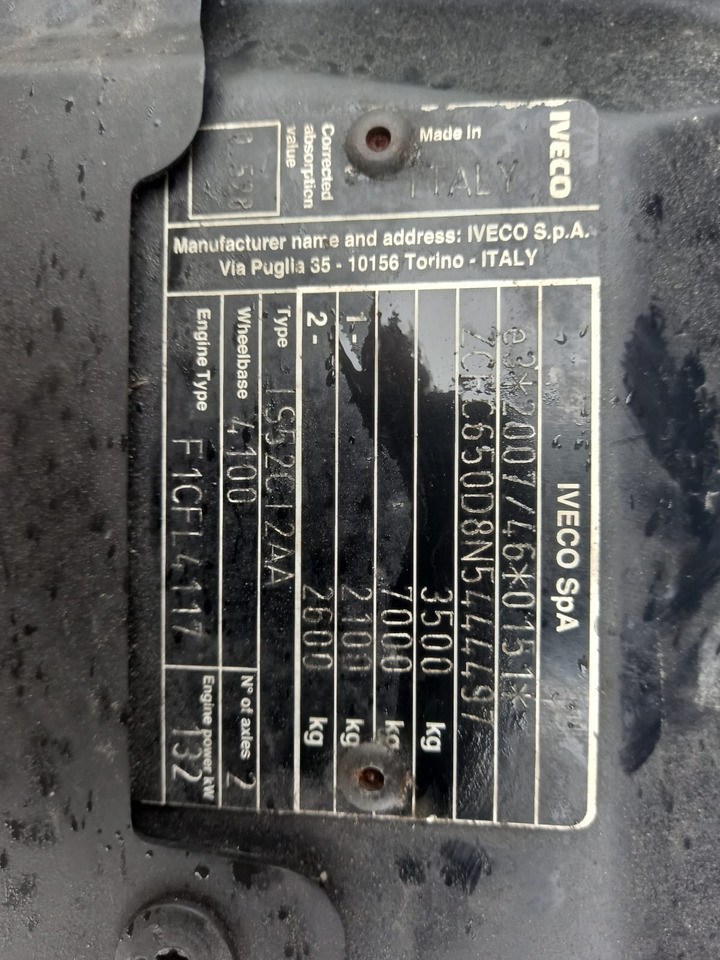 الشاحنات الصغيرة ستائر IVECO/JUSAM STANISŁAWJURKOWSKI 50C18/JU06 PLANDEKA: صور 11
