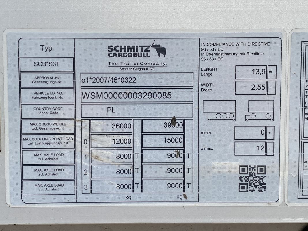 مقطورة ستارة SCHMITZ CARGOBULL SCB S3T FIRANA: صور 9