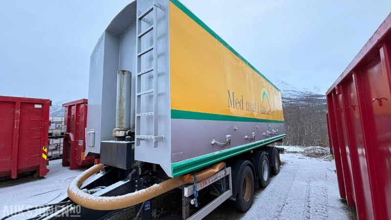1996 ATKA RSP 24 trippelkjerre med Hillevåg tipp bulktank 6 kammers - مقطورة صهريج: صور 1 1996 ATKA RSP 24 trippelkjerre med Hillevåg tipp bulktank 6 kammers - مقطورة صهريج: صور 1