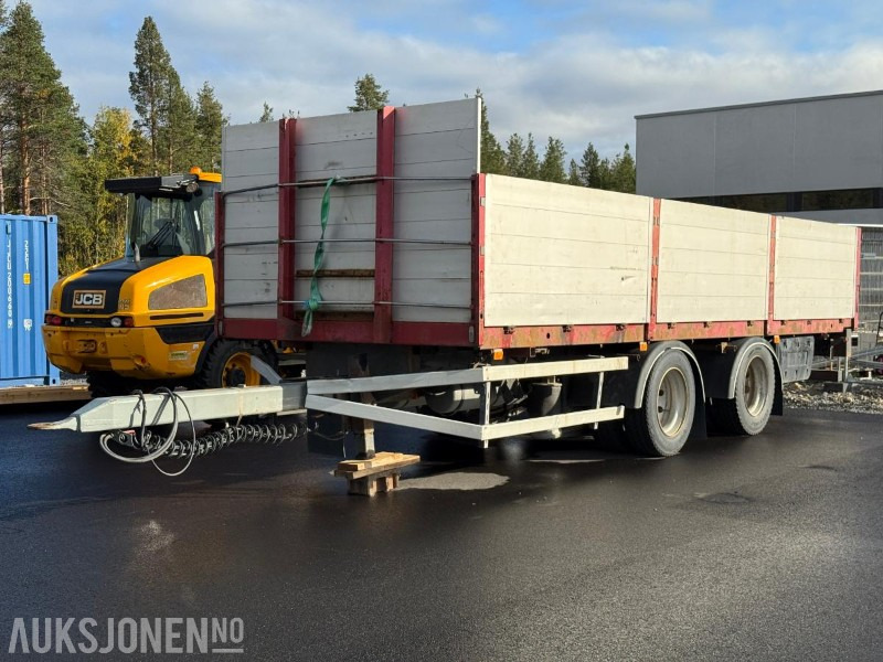1997 Damm 2DBC20 - Egenvekt 3950kg - 2-akslet - Lastebilhenger - Nedleggbare karmer - مقطورة: صور 1 1997 Damm 2DBC20 - Egenvekt 3950kg - 2-akslet - Lastebilhenger - Nedleggbare karmer - مقطورة: صور 1