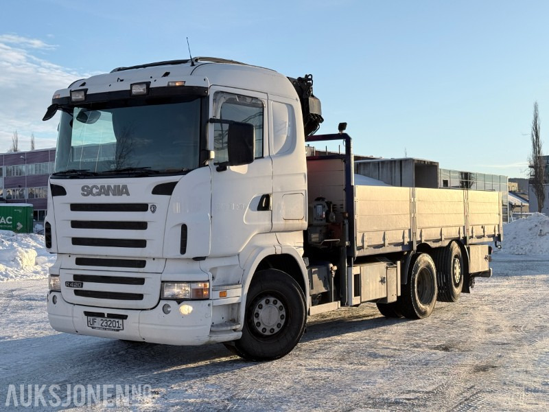 2004 Scania R420 6X2 Kranbil - HMF 1430 kran - NY EU! - شاحنة كرين: صور 1 2004 Scania R420 6X2 Kranbil - HMF 1430 kran - NY EU! - شاحنة كرين: صور 1