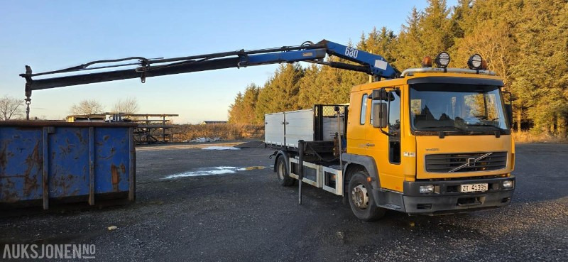 2006 Volvo FL250 Kranbil med tipp - 4X2 - Automat - HMF 683 K2 kran - Aluminiumskarmer - EU godkjent - Gått 206.755 km - شاحنة كرين: صور 3 2006 Volvo FL250 Kranbil med tipp - 4X2 - Automat - HMF 683 K2 kran - Aluminiumskarmer - EU godkjent - Gått 206.755 km - شاحنة كرين: صور 3