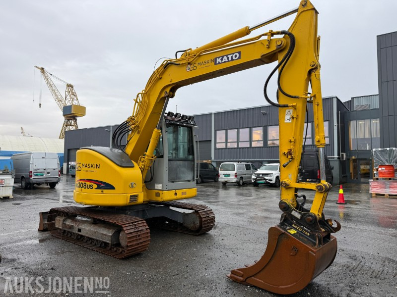 2008 Kato HD 308 US 8-tonns gravemaskin - Klepp hurtigfeste - Klepp graveskuff + pusseskuff m/tilt - 3927 timer - حفارة: صور 3 2008 Kato HD 308 US 8-tonns gravemaskin - Klepp hurtigfeste - Klepp graveskuff + pusseskuff m/tilt - 3927 timer - حفارة: صور 3