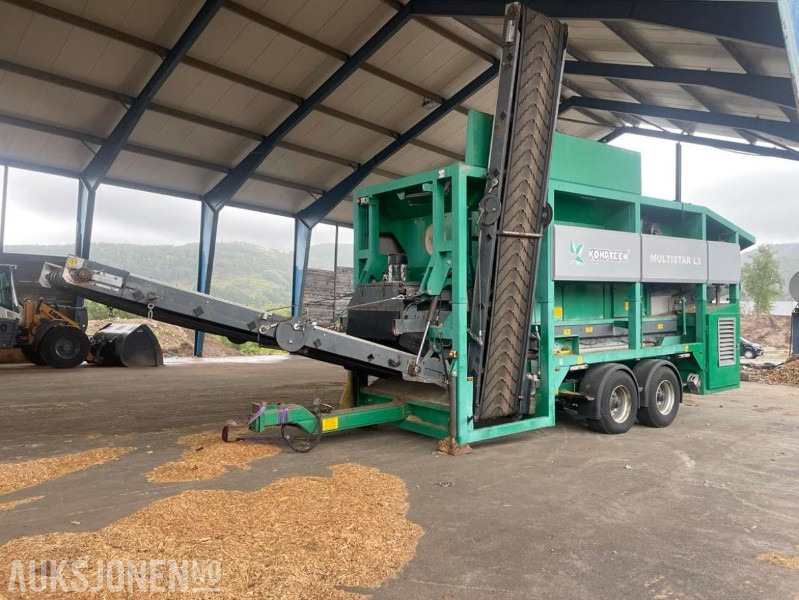 غربال 2008 Komptech MultiStar L3 mobilt sikteverk/ sorteringsverk. GOD KAPASITET. Verk: 3350 timer - Motor: 5250 timer.: صور 1