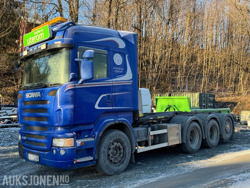 2009 Scania R480 krokbil / 4-akslet / Nylig EU-godkjent - شاحنة ذات الخطاف: صور 1 2009 Scania R480 krokbil / 4-akslet / Nylig EU-godkjent - شاحنة ذات الخطاف: صور 1
