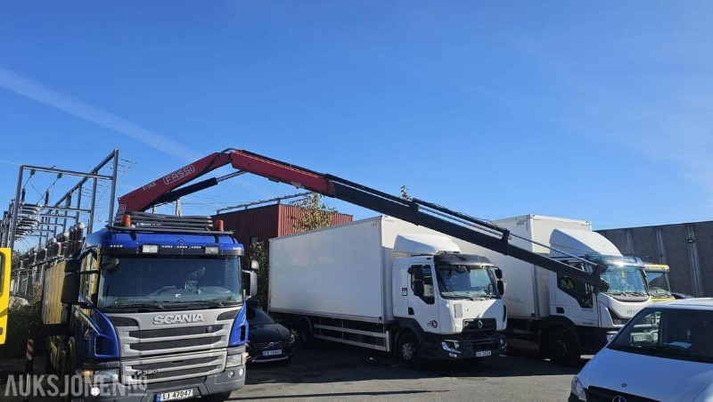 2012 Scania P-serie P320 kranbil med bakløft - شاحنة كرين: صور 2 2012 Scania P-serie P320 kranbil med bakløft - شاحنة كرين: صور 2