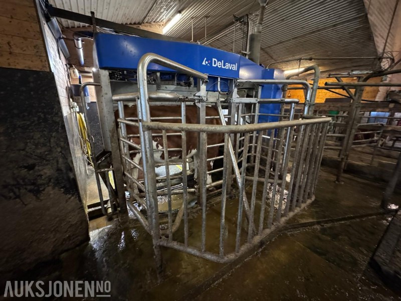الآلات والماكينات الزراعية 2013 DeLaval VMS melkerobot med 1 kraftfôrstasjon FSC40 - Høyre utgave - Steam - Innredning og grinder foran - Vakuumpumpe - Fortsatt i daglig drift: صور 6