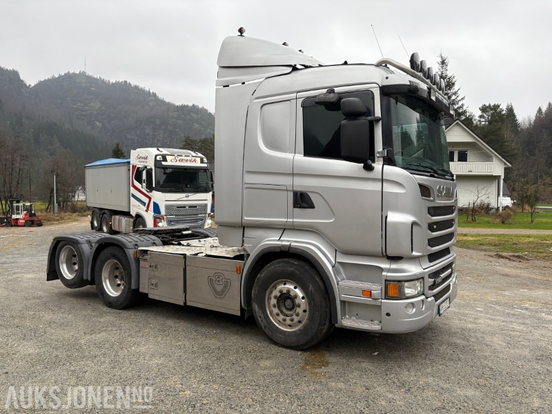 شاحنة جرار 2013 Scania R 620 manuell,tipp hydraulikk,Løfte-boggie: صور 10
