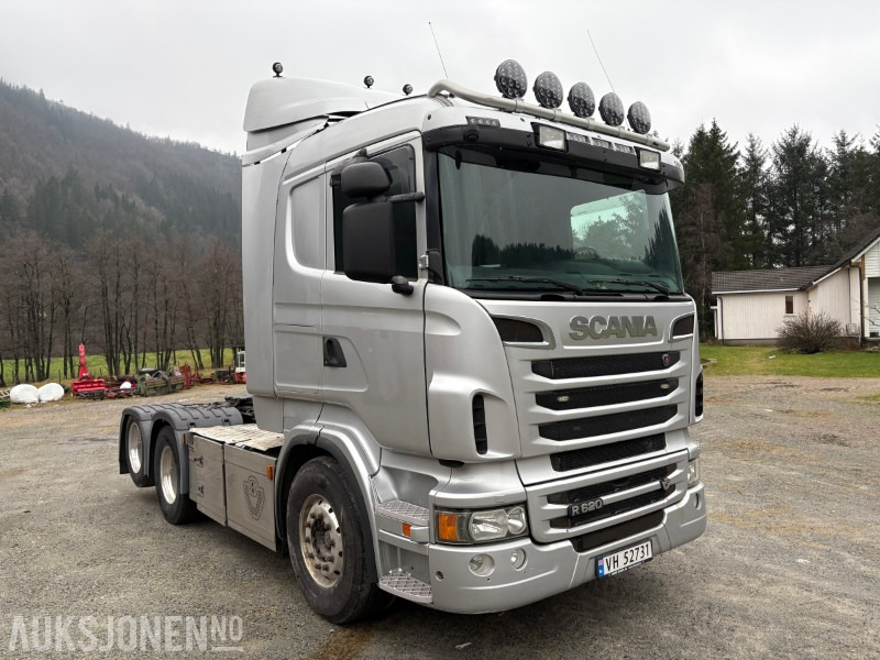 شاحنة جرار 2013 Scania R 620 manuell,tipp hydraulikk,Løfte-boggie: صور 11
