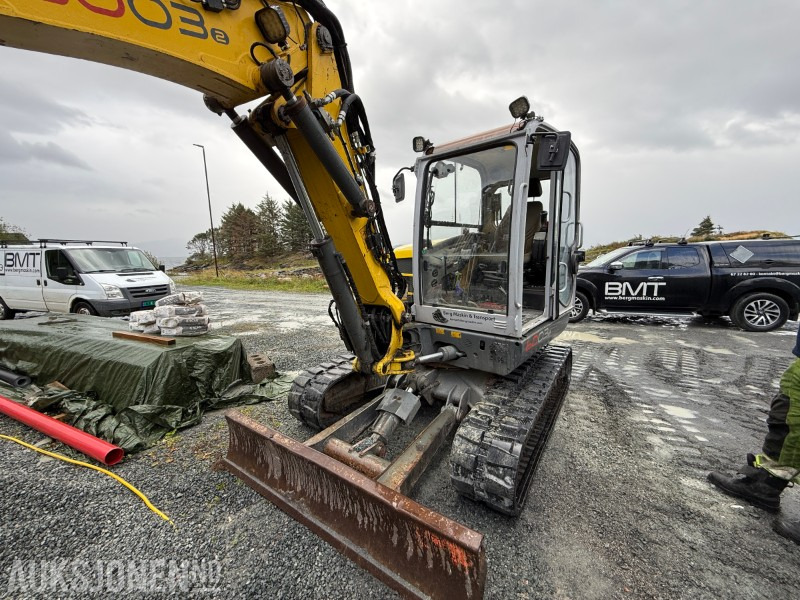 2013 Wacker Neuson 6003 - Gravemaskin - VA-bom - Gummibelter - tiltrotator - skjær - pusseskuff - 3535 timer - حفارة: صور 2 2013 Wacker Neuson 6003 - Gravemaskin - VA-bom - Gummibelter - tiltrotator - skjær - pusseskuff - 3535 timer - حفارة: صور 2