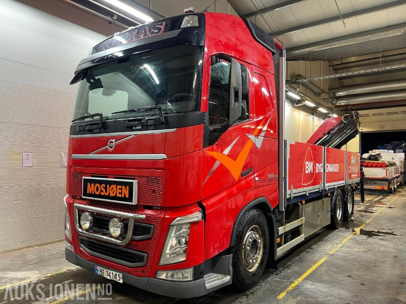 2014 Volvo FH540 6X2 Planbil med HMF 2120 kran, Eu godkjent til 31.05.2026 - شاحنة كرين: صور 1 2014 Volvo FH540 6X2 Planbil med HMF 2120 kran, Eu godkjent til 31.05.2026 - شاحنة كرين: صور 1