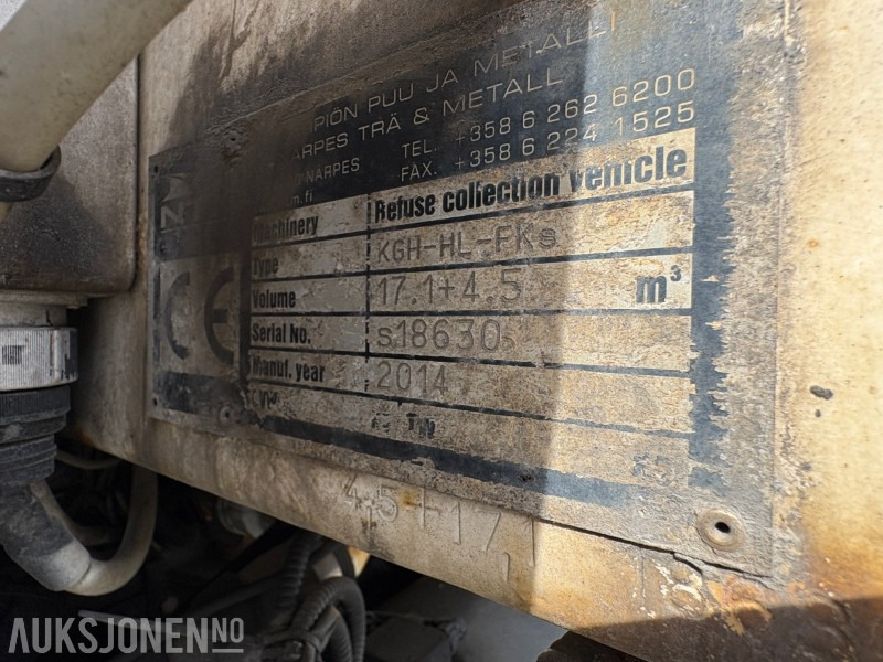 2014 Volvo FM 420 renovasjonsbil med 2-kammers løsning - شاحنة القمامة: صور 5 2014 Volvo FM 420 renovasjonsbil med 2-kammers løsning - شاحنة القمامة: صور 5
