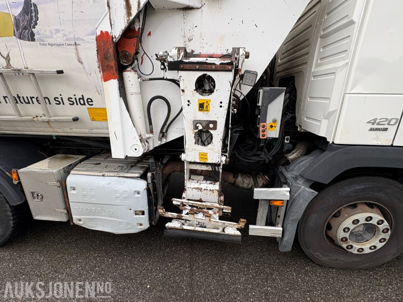 2014 Volvo FM420 EURO 6 sidelaster / komprimatorbil / renovasjonsbil - EU godkjent til 31.08.2026 - شاحنة القمامة: صور 5 2014 Volvo FM420 EURO 6 sidelaster / komprimatorbil / renovasjonsbil - EU godkjent til 31.08.2026 - شاحنة القمامة: صور 5