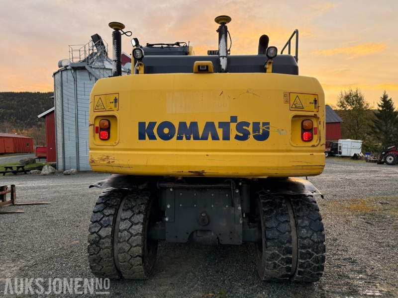 2015 Komatsu PW 160-8 Velutstyrt hjulgraver med Engcon rototilt, Leica GPS og sentralsmøring - حفارة: صور 4 2015 Komatsu PW 160-8 Velutstyrt hjulgraver med Engcon rototilt, Leica GPS og sentralsmøring - حفارة: صور 4