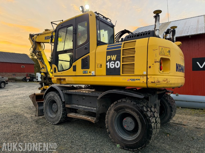 2015 Komatsu PW 160-8 Velutstyrt hjulgraver med Engcon rototilt, Leica GPS og sentralsmøring - حفارة: صور 5 2015 Komatsu PW 160-8 Velutstyrt hjulgraver med Engcon rototilt, Leica GPS og sentralsmøring - حفارة: صور 5