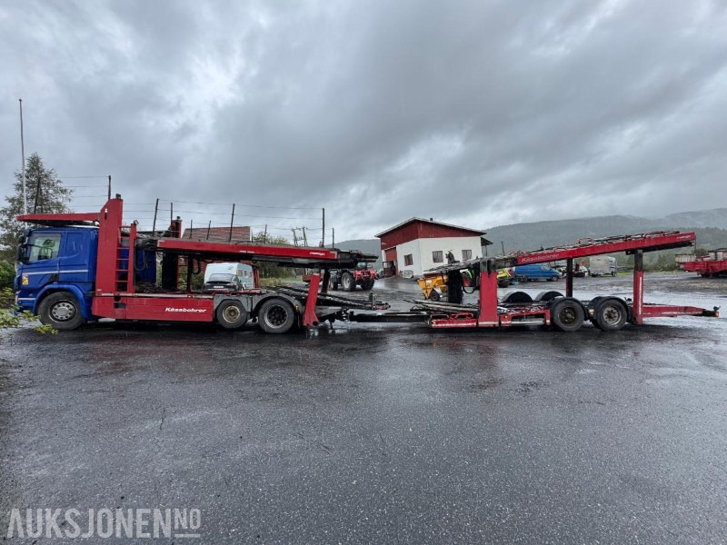 2015 Scania P 450 biltransport med henger / EU-godkjent - شاحنة نقل سيارات شاحنة: صور 2 2015 Scania P 450 biltransport med henger / EU-godkjent - شاحنة نقل سيارات شاحنة: صور 2