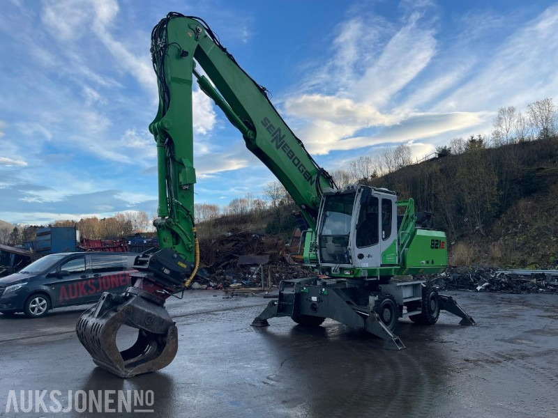 2015 Sennebogen 821M Hjulgraver med hevbar hytte, roterende sorterings klype, leveres med ny sertifisering - حفارة: صور 1 2015 Sennebogen 821M Hjulgraver med hevbar hytte, roterende sorterings klype, leveres med ny sertifisering - حفارة: صور 1