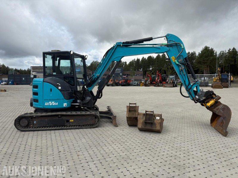 2016 Airman AX55U-6A BELTEGRAVER ENGCON TILTROTATOR SENTRALSMØRING SERVICEHISTORIKK 3 SKUFFER. - حفارة: صور 3 2016 Airman AX55U-6A BELTEGRAVER ENGCON TILTROTATOR SENTRALSMØRING SERVICEHISTORIKK 3 SKUFFER. - حفارة: صور 3