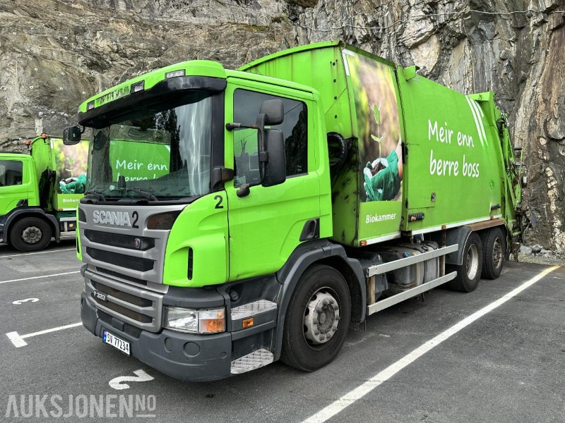2016 Scania P320 Komprimatorbil - 2 kammer Inkl. biokammer/MTM påbygg/EU ok, 288978km - شاحنة القمامة: صور 1 2016 Scania P320 Komprimatorbil - 2 kammer Inkl. biokammer/MTM påbygg/EU ok, 288978km - شاحنة القمامة: صور 1