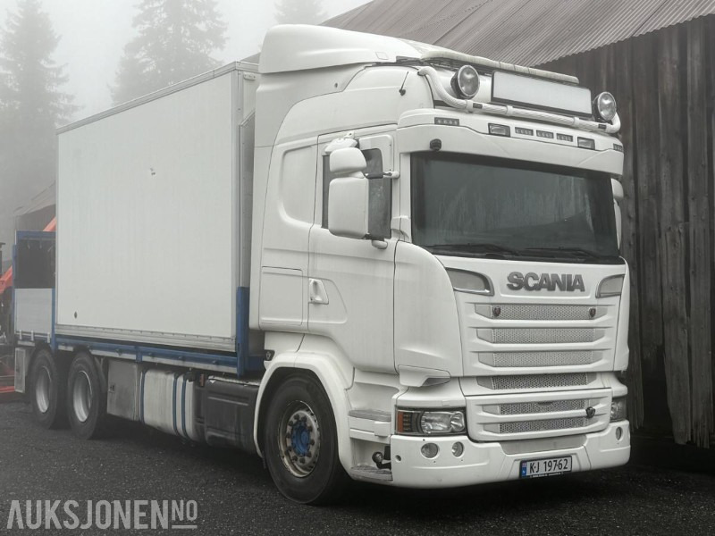2016 Scania R 520 EURO 6T med bakmontert Palfingerkran - شاحنة كرين: صور 1 2016 Scania R 520 EURO 6T med bakmontert Palfingerkran - شاحنة كرين: صور 1
