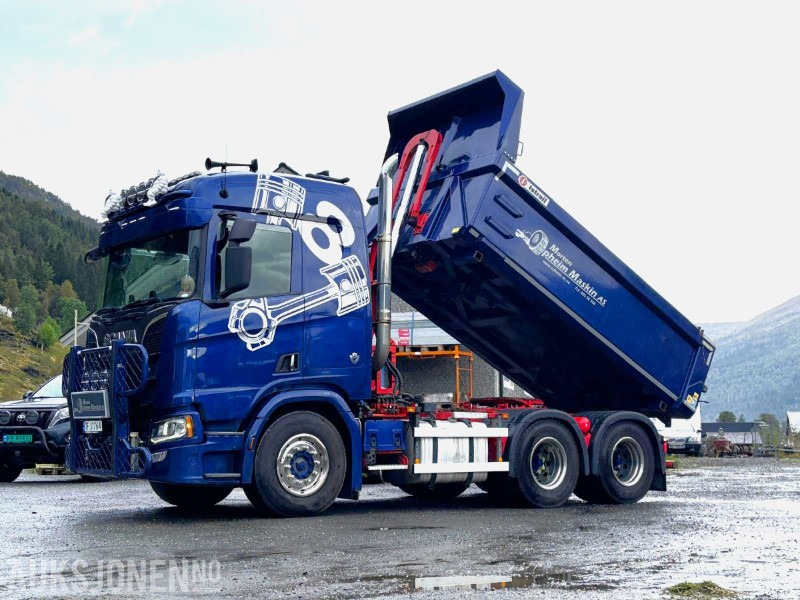 2018 Scania R650 kombibil 6X4 - tippbil og trekkvogn - meget godt utstyrt bil! - قلابات: صور 1 2018 Scania R650 kombibil 6X4 - tippbil og trekkvogn - meget godt utstyrt bil! - قلابات: صور 1