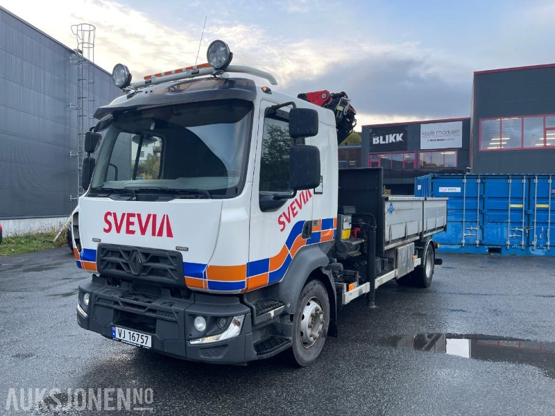 2019 Renault D 4X2 Kranbil med tipp - nedfellbare karmer - Kun 66975 Km - شاحنة كرين: صور 1 2019 Renault D 4X2 Kranbil med tipp - nedfellbare karmer - Kun 66975 Km - شاحنة كرين: صور 1