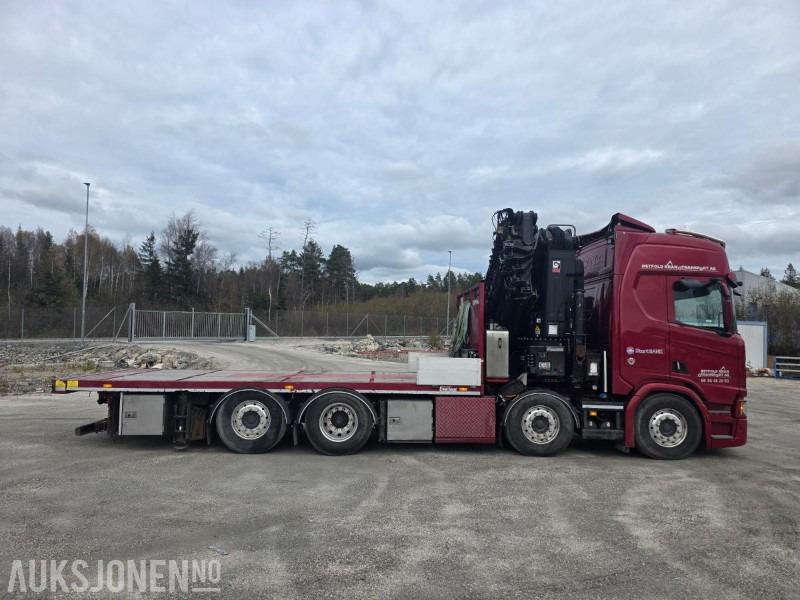 2019 Scania R580 8X2 Euro 6 kranbil Topp utstyrt  servicehistorikk  HIAB-kran 858, 80 Tm  Nylig EU - شاحنة كرين: صور 5 2019 Scania R580 8X2 Euro 6 kranbil Topp utstyrt  servicehistorikk  HIAB-kran 858, 80 Tm  Nylig EU - شاحنة كرين: صور 5