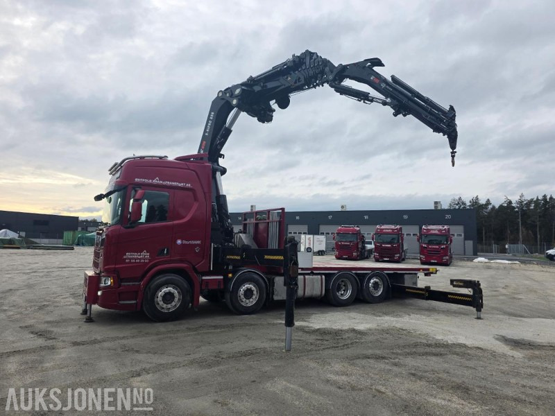 2019 Scania R580 8X2 Euro 6 kranbil Topp utstyrt  servicehistorikk  HIAB-kran 858, 80 Tm  Nylig EU - شاحنة كرين: صور 1 2019 Scania R580 8X2 Euro 6 kranbil Topp utstyrt  servicehistorikk  HIAB-kran 858, 80 Tm  Nylig EU - شاحنة كرين: صور 1