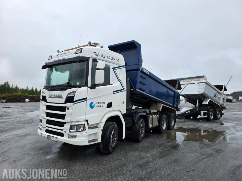 2019 Scania R650 8X4 tippbil med ISTRAIL henger Lav kilometer - قلابات: صور 1 2019 Scania R650 8X4 tippbil med ISTRAIL henger Lav kilometer - قلابات: صور 1