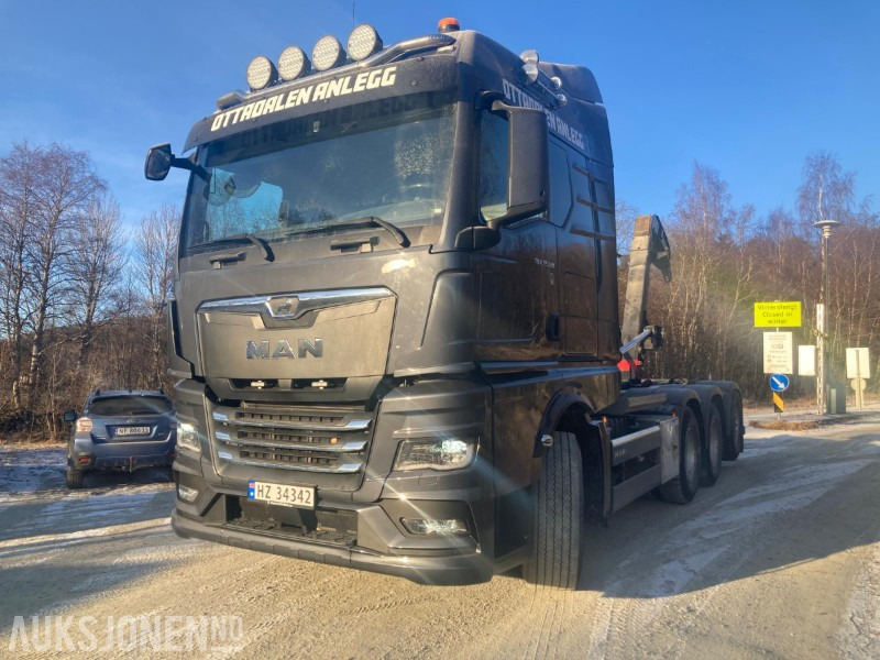 2021 MAN TGX krokbil med dumperkasse og kranflak. 8X4 EURO 6 - شاحنة ذات الخطاف: صور 3 2021 MAN TGX krokbil med dumperkasse og kranflak. 8X4 EURO 6 - شاحنة ذات الخطاف: صور 3