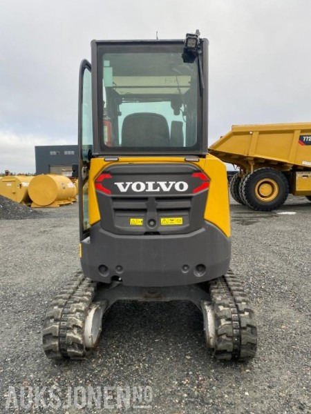 2021 Volvo ECR25 elektrisk minigraver med mye utstyr - حفارة: صور 3 2021 Volvo ECR25 elektrisk minigraver med mye utstyr - حفارة: صور 3