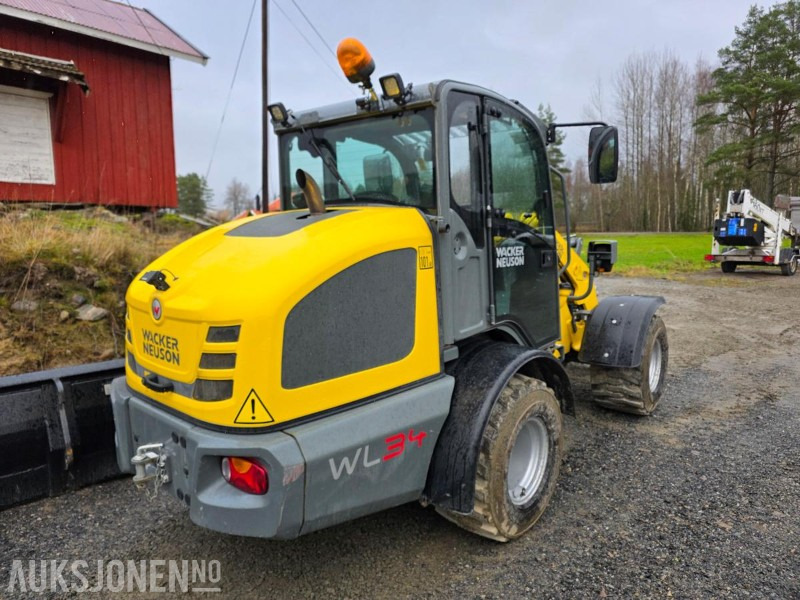 2022 Wacker Neuson WL 34 Hjullaster 485T KUN 2.15cm høy lasteskuffe og pallegaffel Hydraulisk HK Weidemann-feste - اللودر بعجل: صور 5 2022 Wacker Neuson WL 34 Hjullaster 485T KUN 2.15cm høy lasteskuffe og pallegaffel Hydraulisk HK Weidemann-feste - اللودر بعجل: صور 5