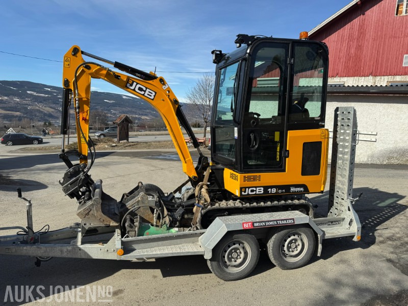 2024 JCB 19 C-1 MINIGRAVER, 3 SKUFFER, PIGGHAMMER, MASKINHENGER, KUN 200 TIMER, UTVIDET GARANTI - حفارة مصغرة: صور 1 2024 JCB 19 C-1 MINIGRAVER, 3 SKUFFER, PIGGHAMMER, MASKINHENGER, KUN 200 TIMER, UTVIDET GARANTI - حفارة مصغرة: صور 1