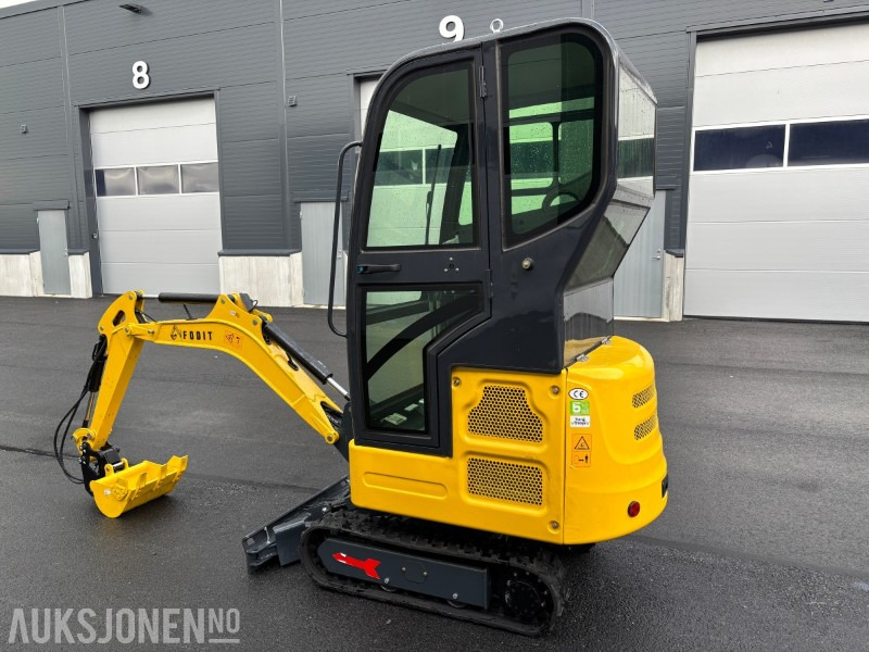 2025 FODIT FT327N ZERO TAIL 1,8TONN. KUBOTA DIESELMOTOR GRAVESKUFF. - حفارة مصغرة: صور 2 2025 FODIT FT327N ZERO TAIL 1,8TONN. KUBOTA DIESELMOTOR GRAVESKUFF. - حفارة مصغرة: صور 2