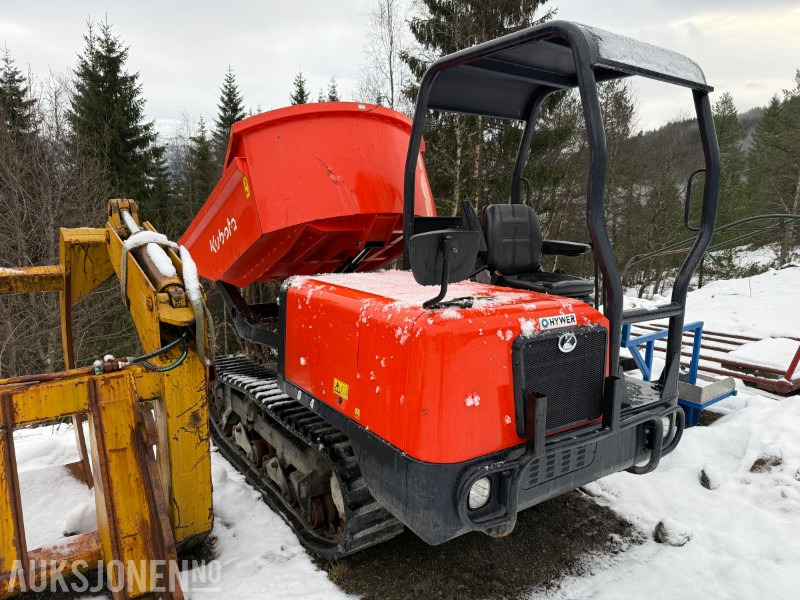 Kubota KC250-4 beltegående dumper kun 393 timer - med stativ for rør / stolper ol. - شيول صغير: صور 4 Kubota KC250-4 beltegående dumper kun 393 timer - med stativ for rør / stolper ol. - شيول صغير: صور 4