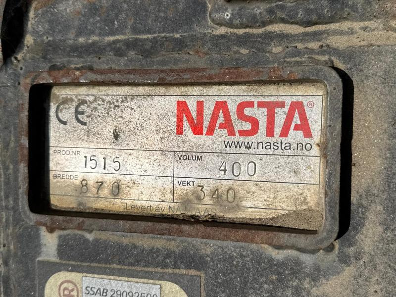 Nasta 400L tannskuffe | S50 feste | Hardox - ملحقات - آلات البناء: صور 4 Nasta 400L tannskuffe | S50 feste | Hardox - ملحقات - آلات البناء: صور 4