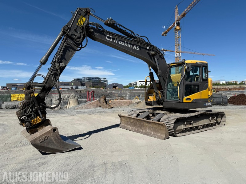 Volvo ECR145 Gravemaskin, tiltrotator, S60, Sentralsmøring, Ryggekamera - حفارة: صور 1 Volvo ECR145 Gravemaskin, tiltrotator, S60, Sentralsmøring, Ryggekamera - حفارة: صور 1