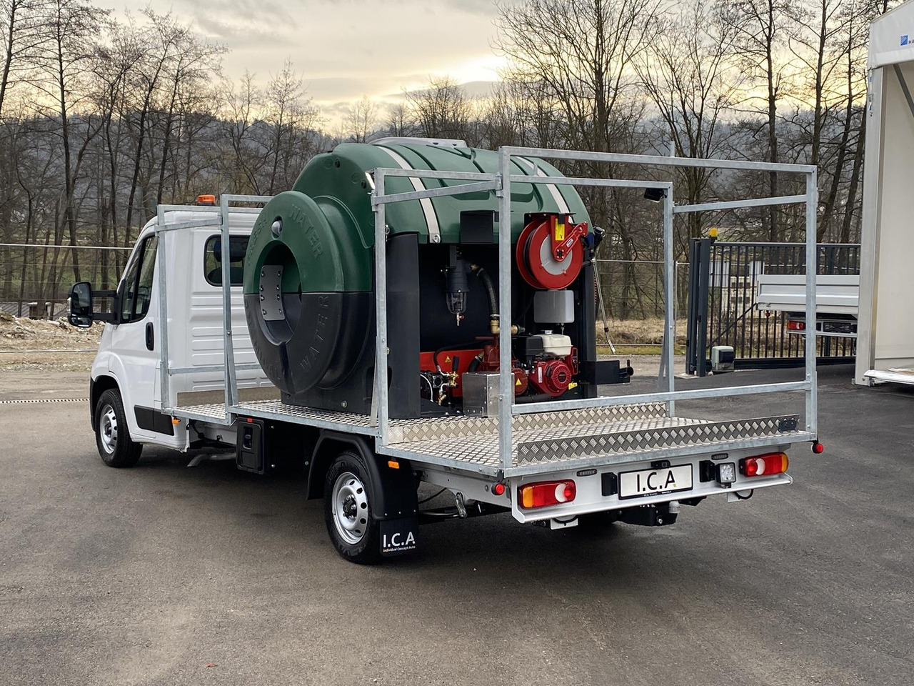 الشاحنات الصغيرة المسطحة CITROEN JUMPER 1+2 180KM | WC AUFBAU + WC PUMPE: صور 12