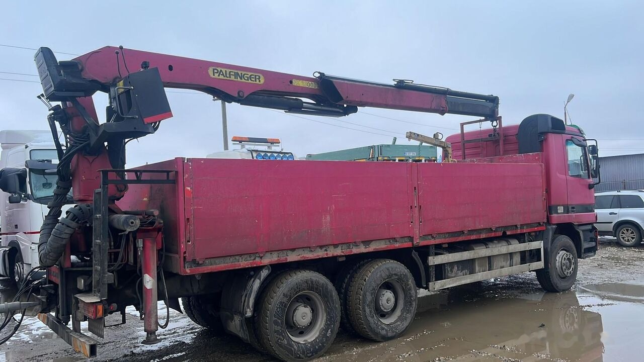 Mercedes-Benz Actros MP1 - شاحنات مسطحة, شاحنة كرين: صور 4 Mercedes-Benz Actros MP1 - شاحنات مسطحة, شاحنة كرين: صور 4