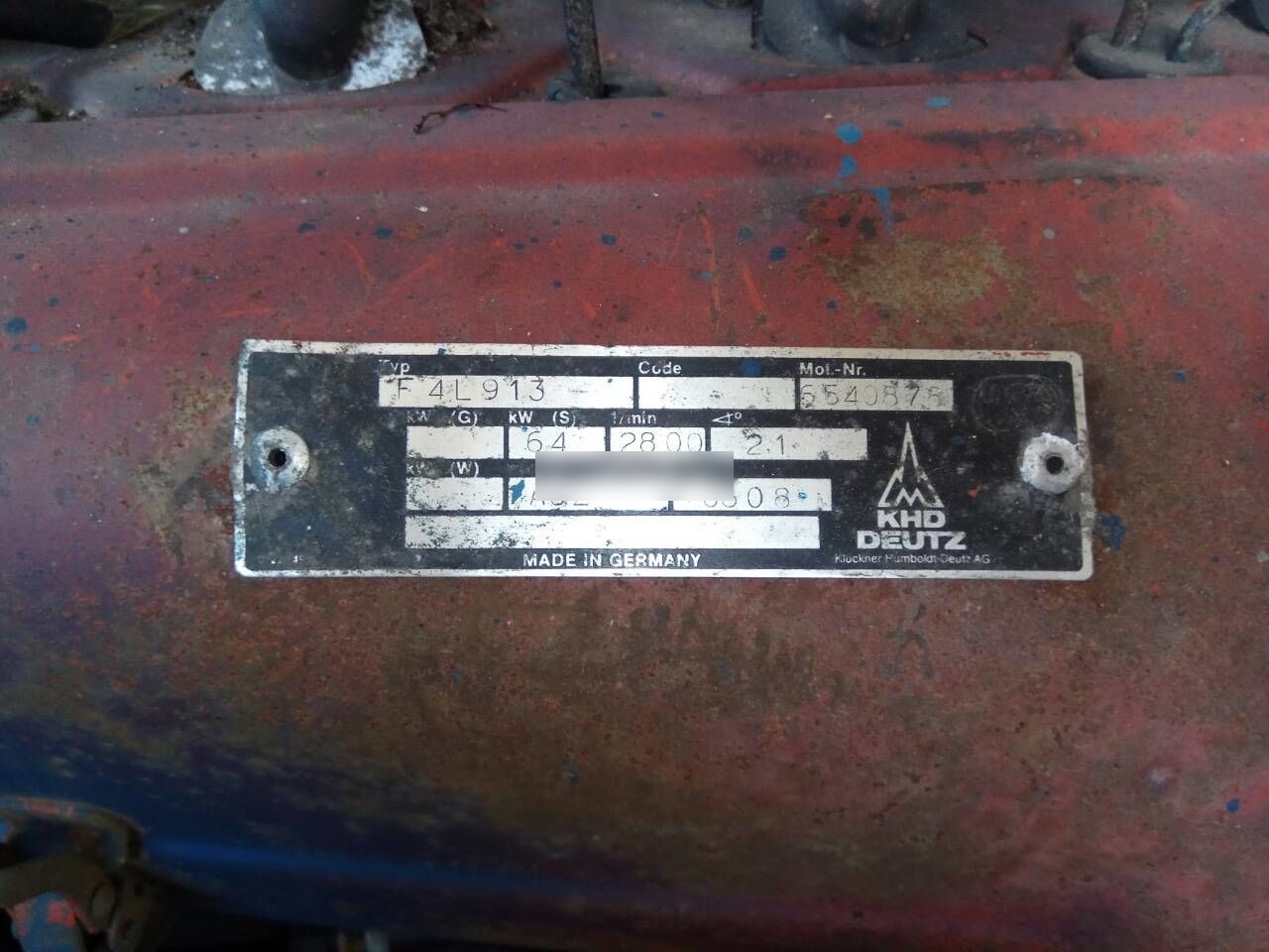 Deutz F4L913 - المحرك - شاحنة: صور 5 Deutz F4L913 - المحرك - شاحنة: صور 5