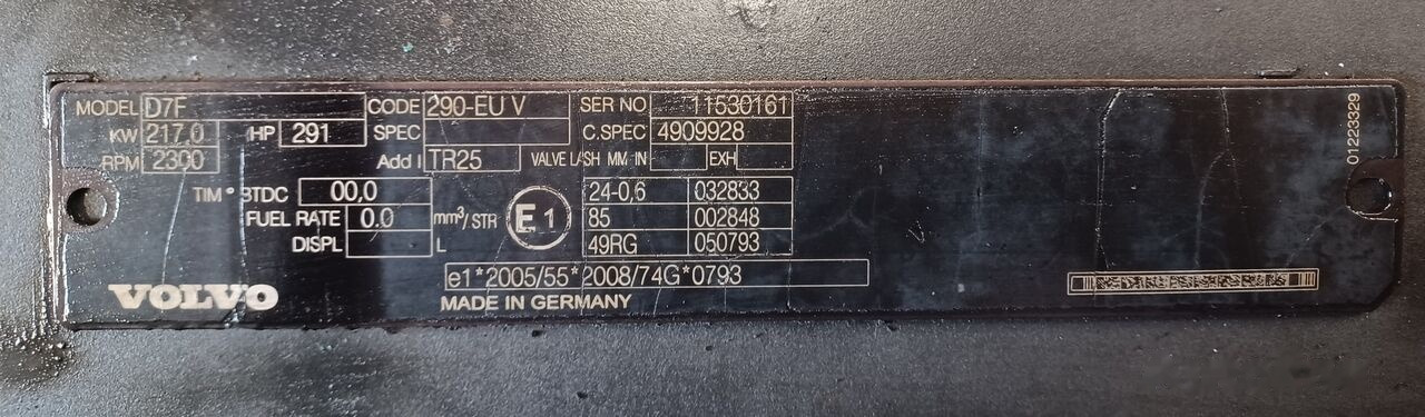 Volvo D7F 290 E5 Volvo FL - المحرك - شاحنة: صور 5 Volvo D7F 290 E5 Volvo FL - المحرك - شاحنة: صور 5